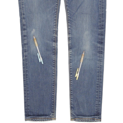 Levi's 508 Women Blue Straight Slim Stretch Jeans W29 L31