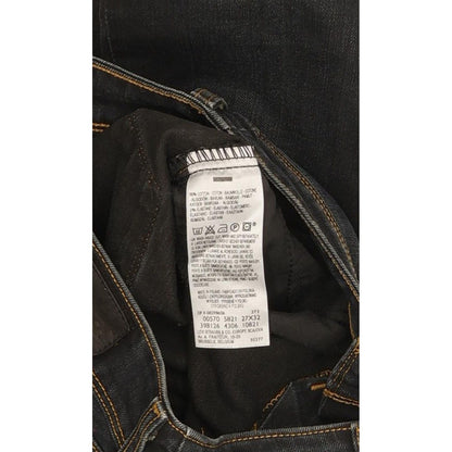 Levi's 570 Women Navy Straight Slim Stretch Jeans W27 L32