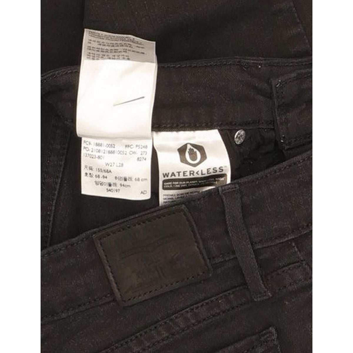 Levi's 711 Women Black Skinny Slim Stretch Jeans W27 L28