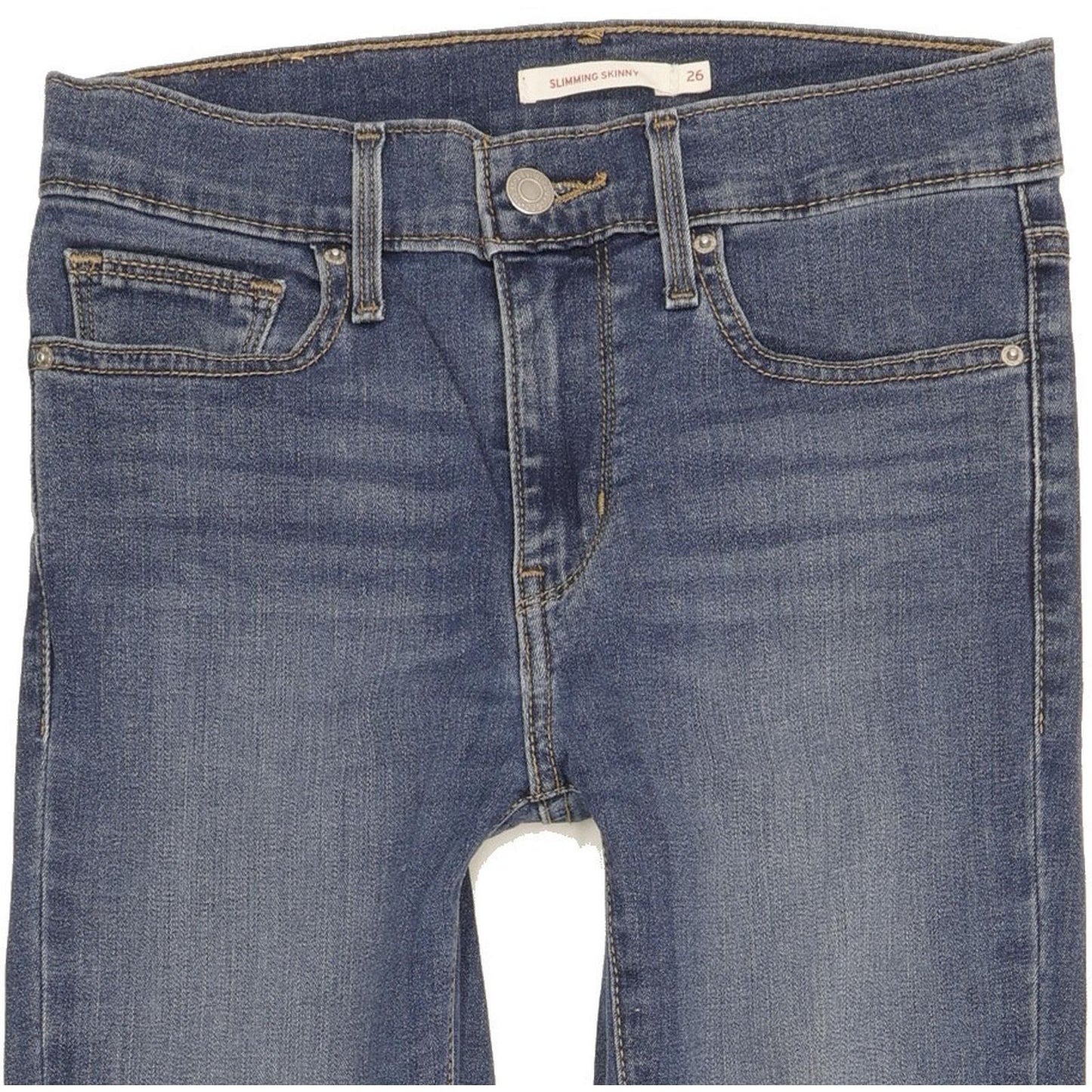 Levi's Slimming Women Blue Skinny Slim Stretch Jeans W26 L30