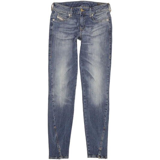 Diesel D-Jevel Women Blue Skinny Slim Stretch Jeans W26 L32