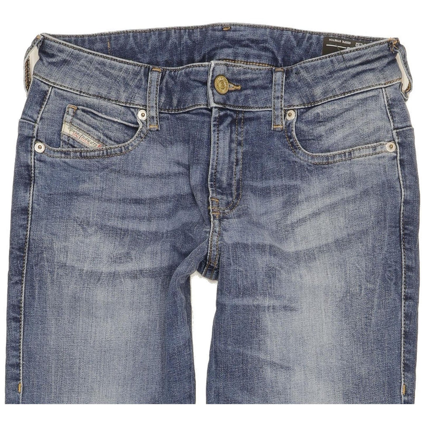 Diesel D-Jevel Women Blue Skinny Slim Stretch Jeans W26 L32