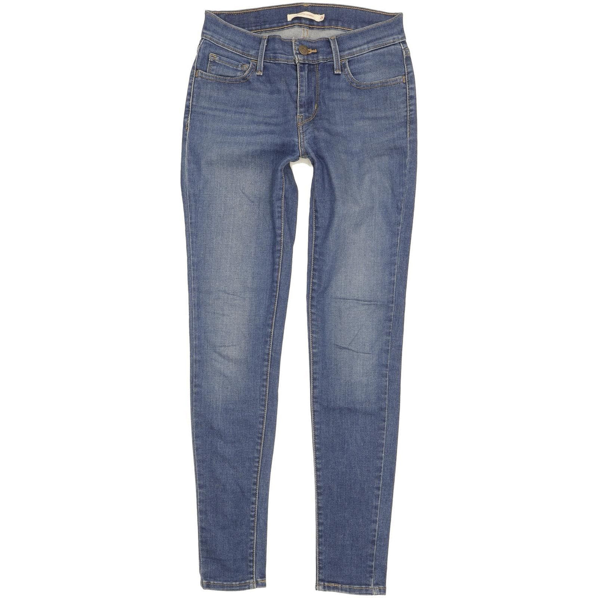 Levi's 710 Super Women Blue Skinny Slim Stretch Jeans W26 L30