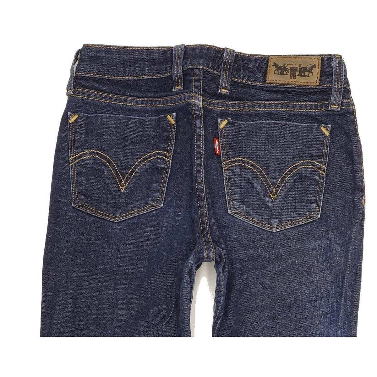 Levi's 627 Women Blue Straight Slim Stretch Jeans W27 L33