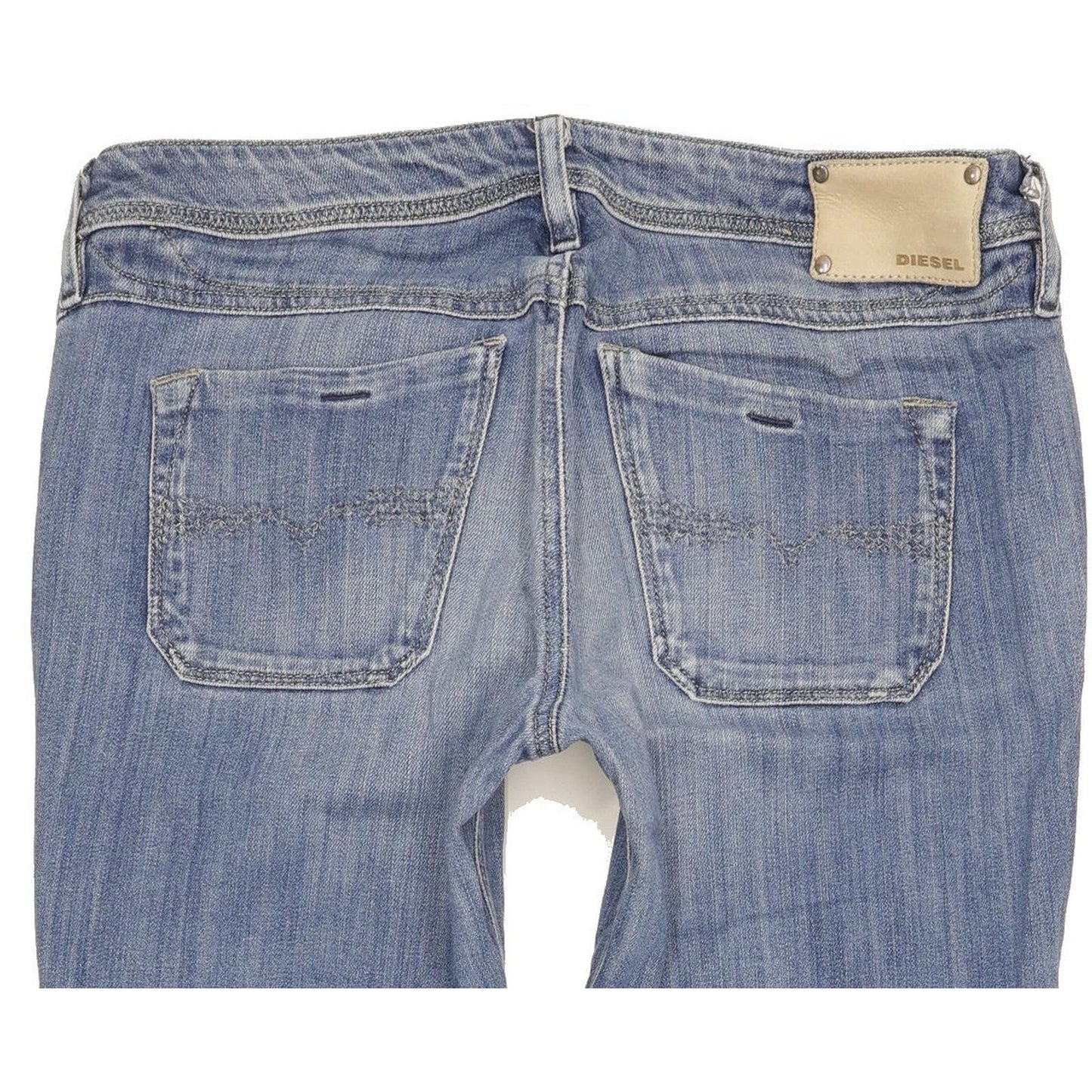 Diesel Lowky 0065S Women Blue Straight Slim Stretch Jeans W30 L34