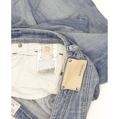 Diesel Lowky 0065S Women Blue Straight Slim Stretch Jeans W30 L34
