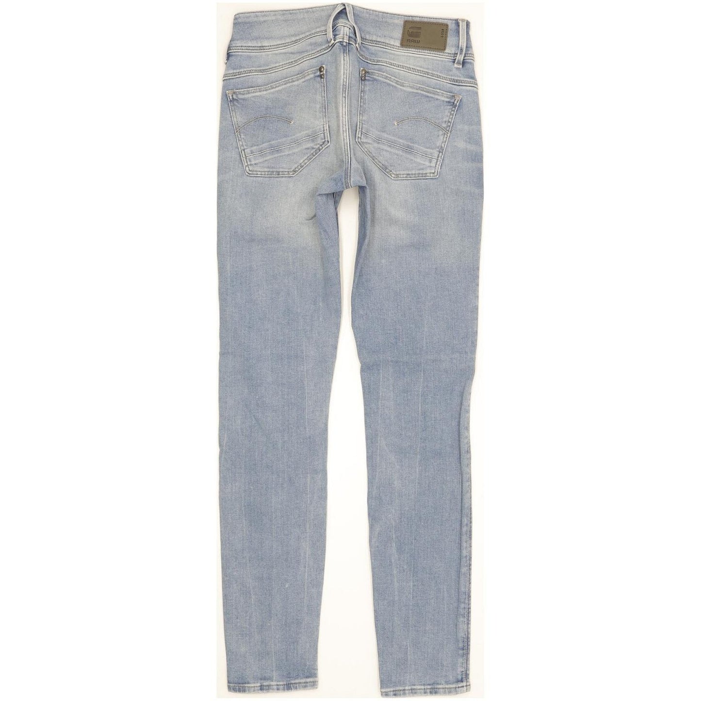 G-Star Lynn Mid Women Blue Skinny Slim Stretch Jeans W26 L29