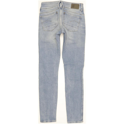 G-Star Lynn Mid Women Blue Skinny Slim Stretch Jeans W26 L29