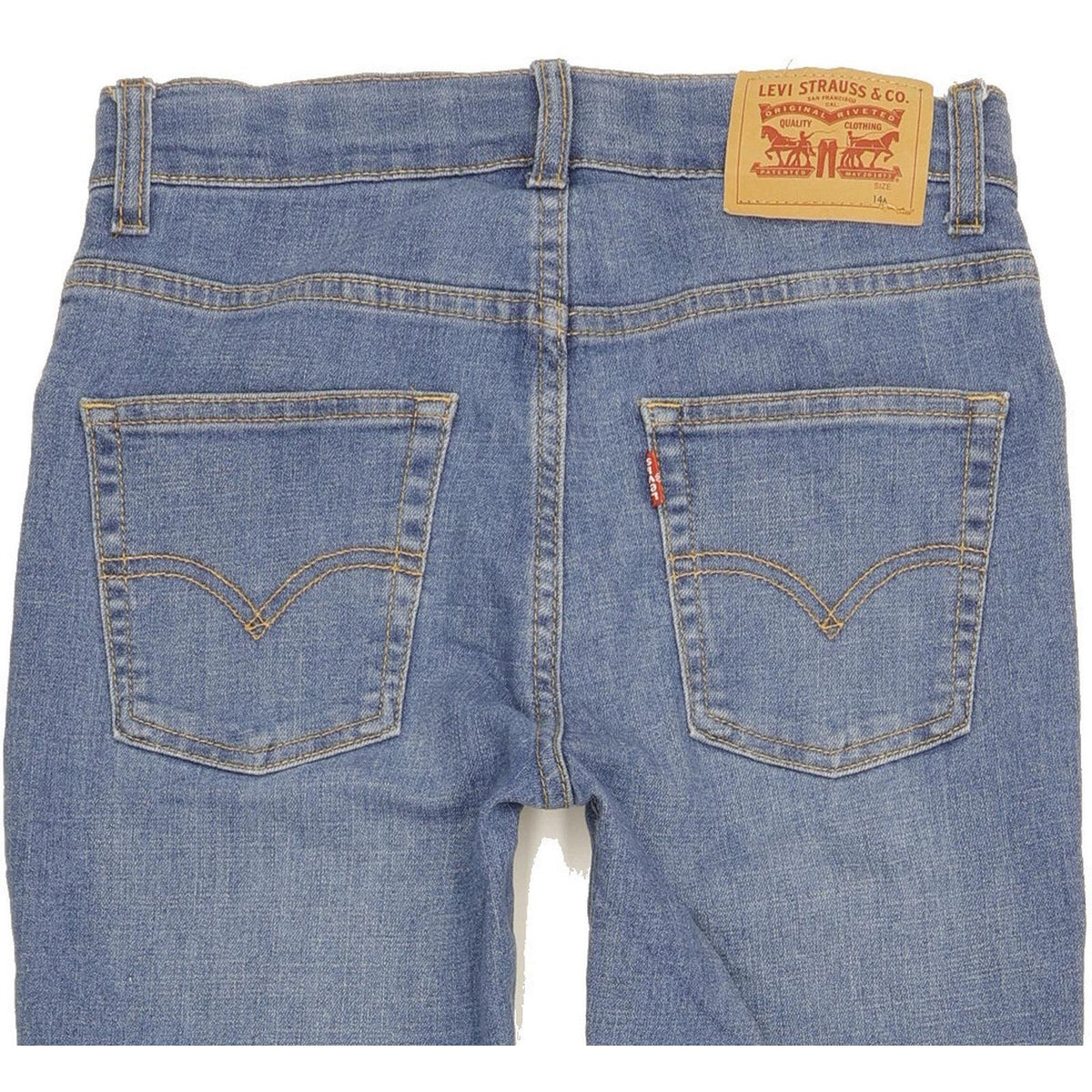 Levi's 512 Kids Blue Tapered Slim Stretch Jeans W26 L29