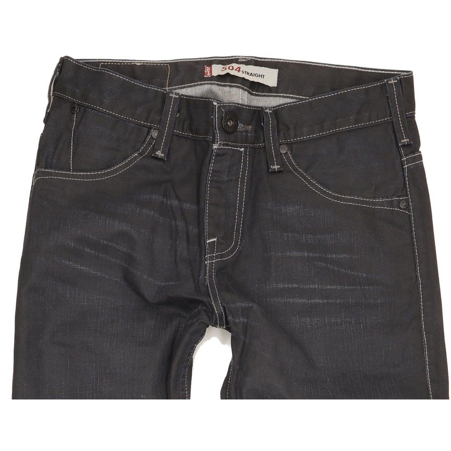 Levi's 504 Men Navy Straight Regular Jeans W29 L31