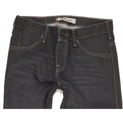 Levi's 504 Men Navy Straight Regular Jeans W29 L31