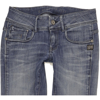 G-Star Midge Cody Women Blue Skinny Slim Stretch Jeans W26 L29