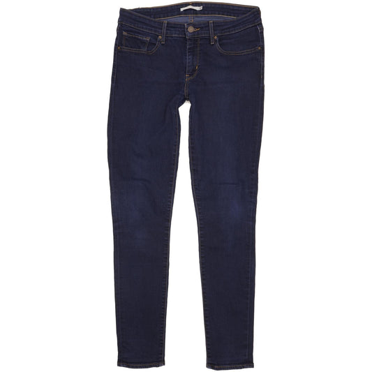 Levi's 711 Women Blue Skinny Slim Stretch Jeans W30 L31