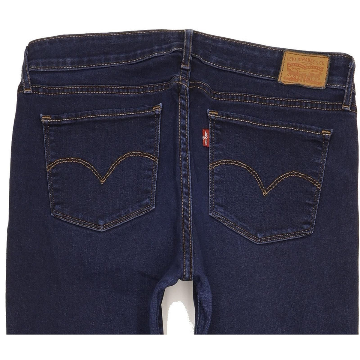 Levi's 711 Women Blue Skinny Slim Stretch Jeans W30 L31
