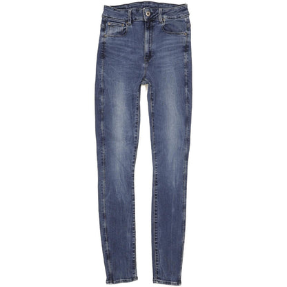 G-Star 3301 Ultra High Women Blue Skinny Slim Stretch Jeans W28 L31