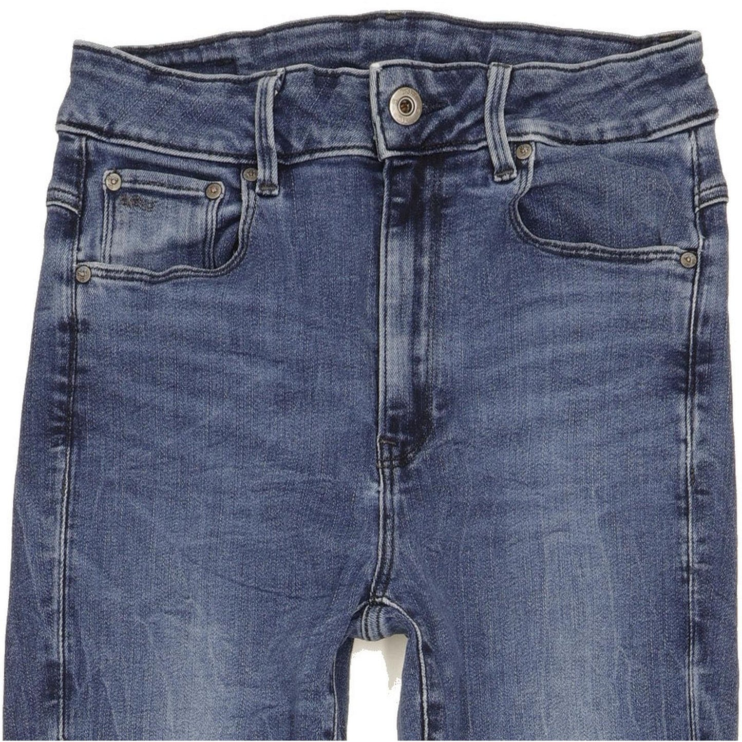 G-Star 3301 Ultra High Women Blue Skinny Slim Stretch Jeans W28 L31