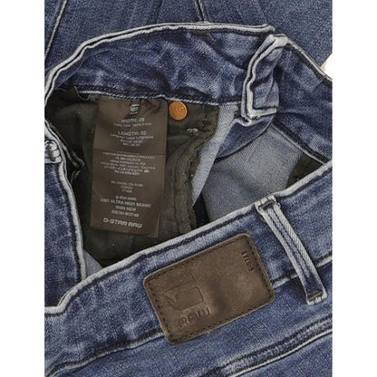 G-Star 3301 Ultra High Women Blue Skinny Slim Stretch Jeans W28 L31