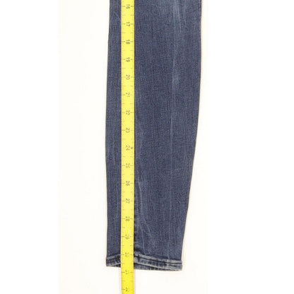 G-Star 3301 Ultra High Women Blue Skinny Slim Stretch Jeans W28 L31
