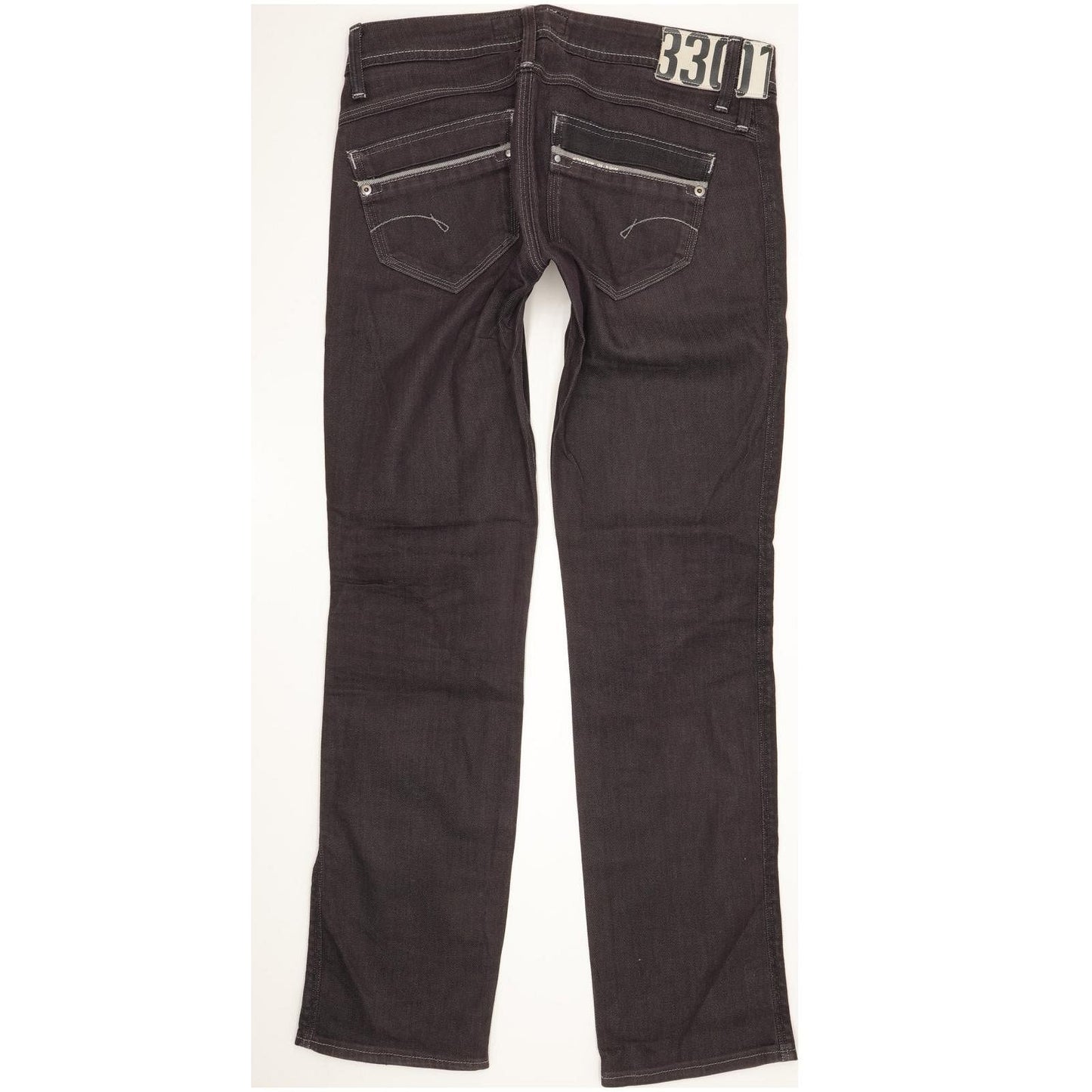 G-Star Saville Women Navy Straight Slim Stretch Jeans W28 L31
