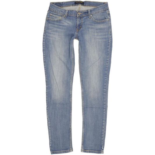 Levi's 524 Women Blue Skinny Slim Stretch Jeans W28 L31