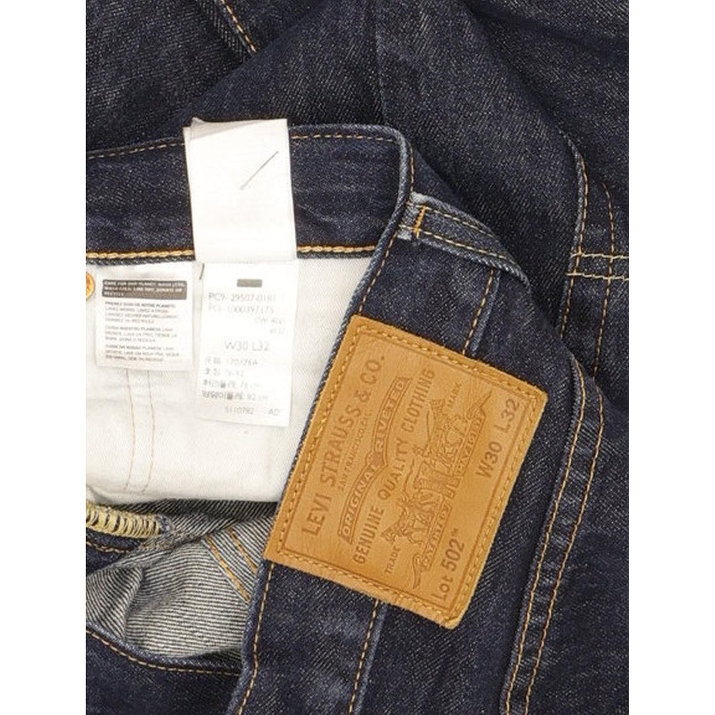 Levi's 502 Men Blue Tapered Regular Jeans W30 L29