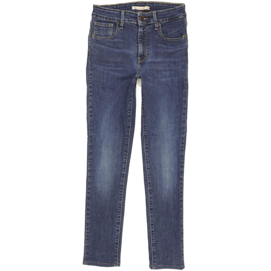 Levi's 721 Women Blue Skinny Slim Stretch Jeans W26 L26