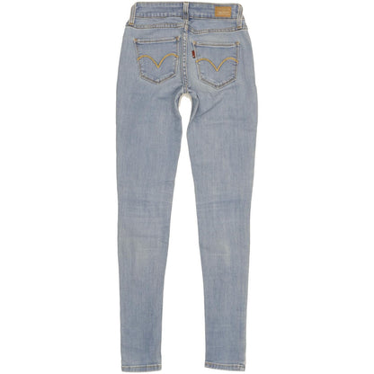 Levi's Legging Women Blue Skinny Slim Stretch Jeans W24 L30