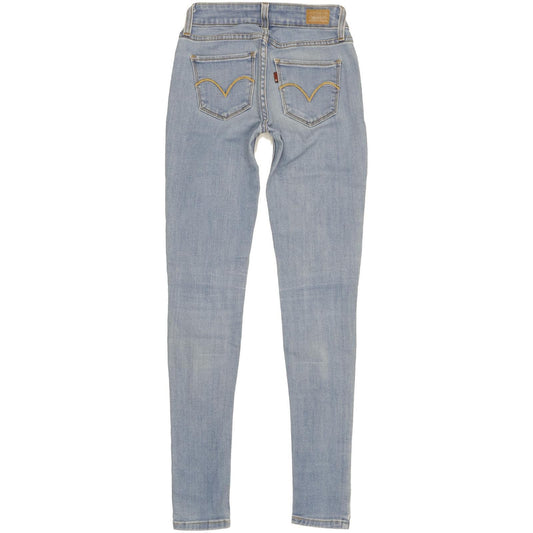 Levi's Legging Women Blue Skinny Slim Stretch Jeans W24 L30