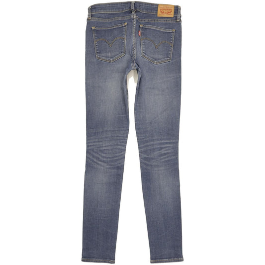 Levi's 711 Women Blue Skinny Slim Stretch Jeans W29 L32