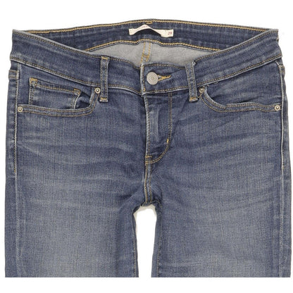 Levi's 711 Women Blue Skinny Slim Stretch Jeans W29 L32