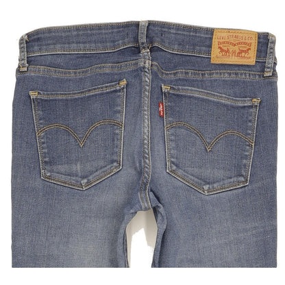Levi's 711 Women Blue Skinny Slim Stretch Jeans W29 L32