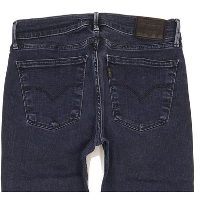 Levi's 710 Super Women Blue Skinny Slim Stretch Jeans W27 L32