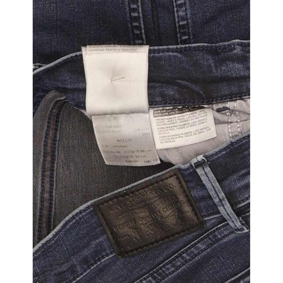 Levi's 710 Super Women Blue Skinny Slim Stretch Jeans W27 L32