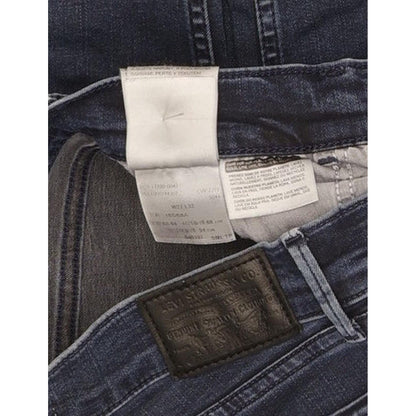 Levi's 710 Super Women Blue Skinny Slim Stretch Jeans W27 L32