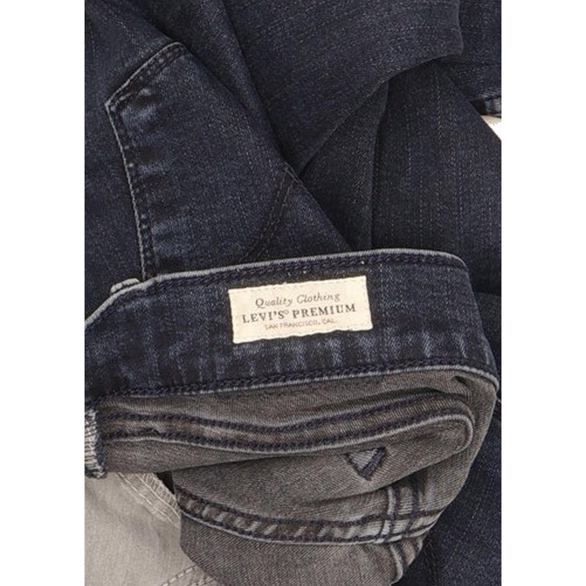 Levi's 710 Super Women Blue Skinny Slim Stretch Jeans W27 L32