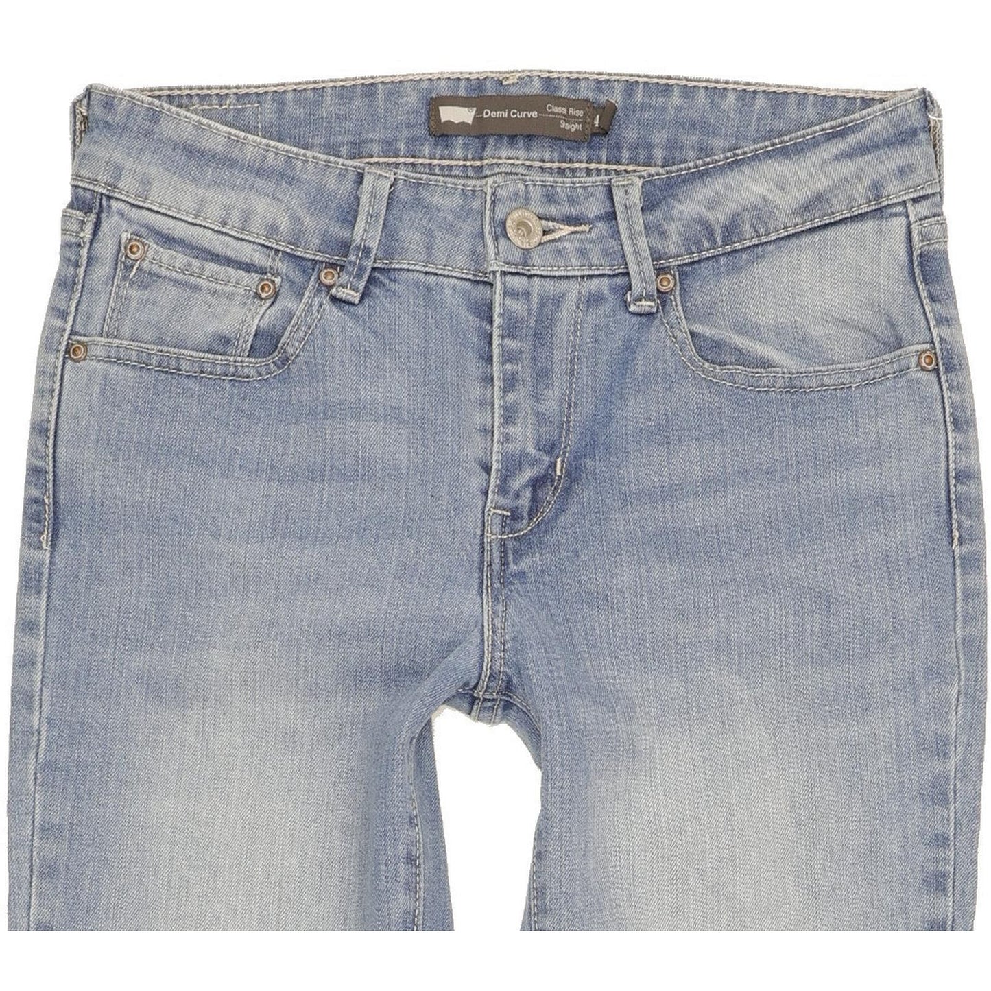 Levi's Demi Curve Women Blue Straight Classic Stretch Jeans W27 L29