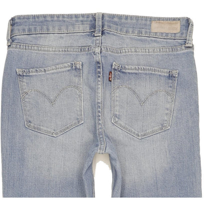 Levi's Demi Curve Women Blue Straight Classic Stretch Jeans W27 L29