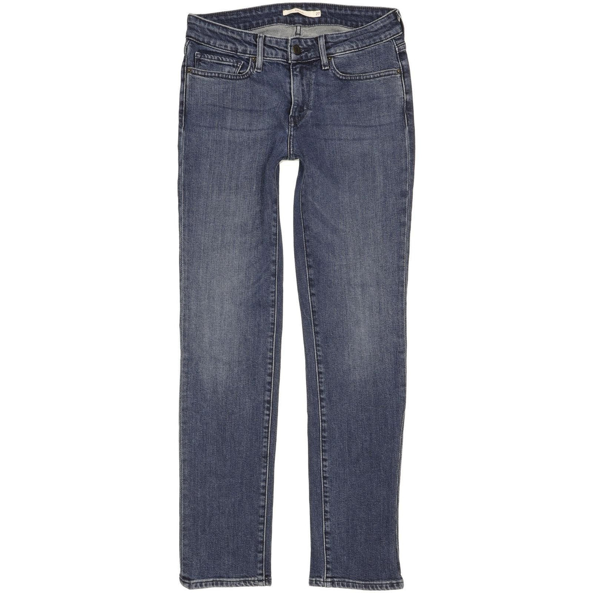 Levi's 712 Women Blue Straight Slim Stretch Jeans W27 L29