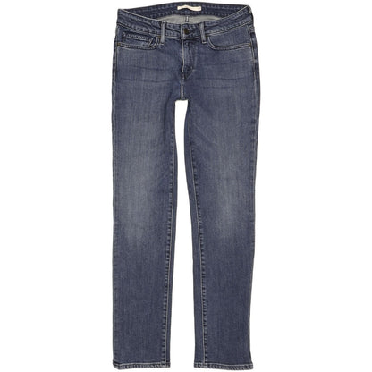 Levi's 712 Women Blue Straight Slim Stretch Jeans W27 L29
