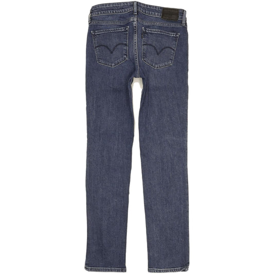 Levi's 712 Women Blue Straight Slim Stretch Jeans W27 L29