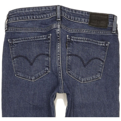 Levi's 712 Women Blue Straight Slim Stretch Jeans W27 L29