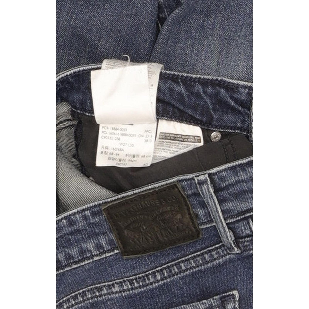 Levi's 712 Women Blue Straight Slim Stretch Jeans W27 L29