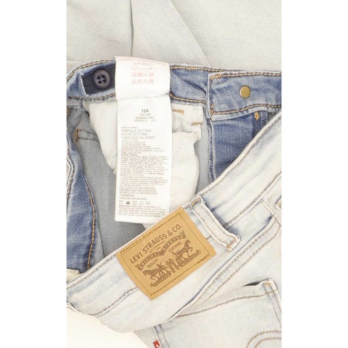 Levi's 720 Girls Women Blue Skinny Slim Stretch Jeans W24 L28