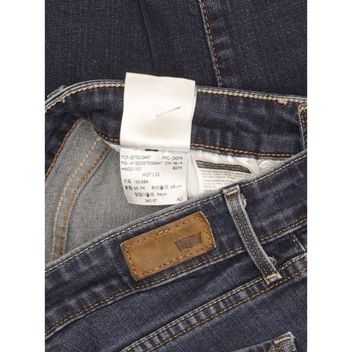 Levi's Demi Curve Women Blue Skinny Slim Stretch Jeans W27 L30