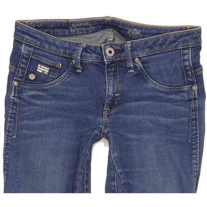 G-Star Arc 3D Women Blue Skinny Slim Stretch Jeans W27 L32