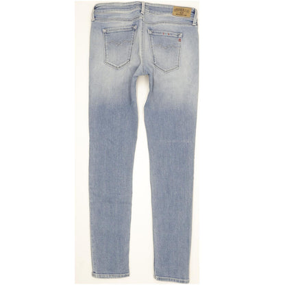 Replay Luz Women Blue Skinny Slim Stretch Jeans W28 L30