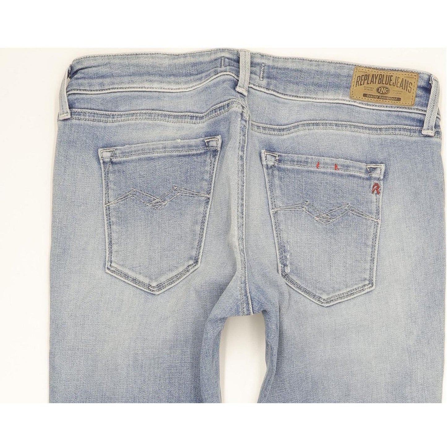 Replay Luz Women Blue Skinny Slim Stretch Jeans W28 L30