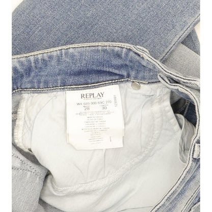 Replay Luz Women Blue Skinny Slim Stretch Jeans W28 L30