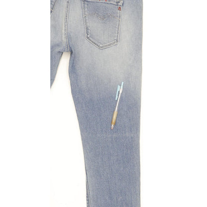 Replay Luz Women Blue Skinny Slim Stretch Jeans W28 L30