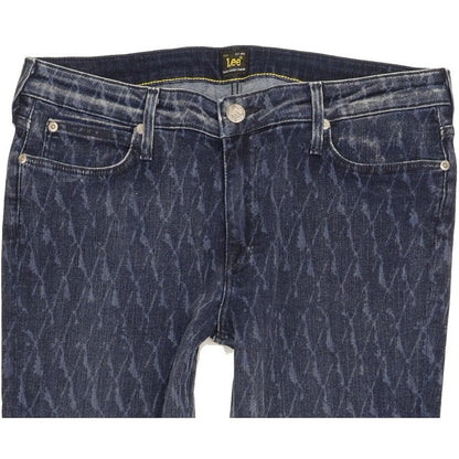 Lee Scarlett Women Blue Straight Slim Stretch Jeans W32 L29